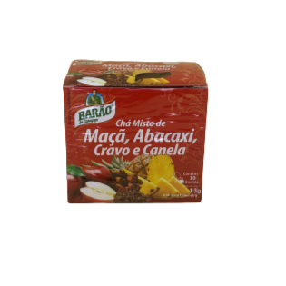 Apfel-, Ananas-, Nelken- und Zimttee