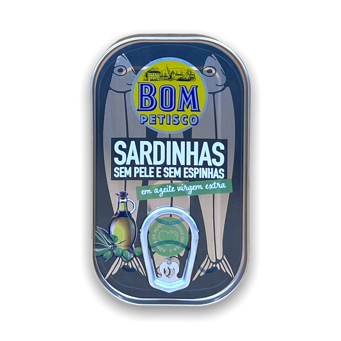 Sardinhas em Azeite Virgem Extra sem Pele e Espinhas - 120g