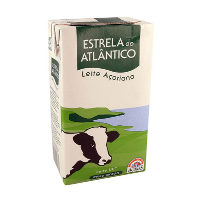 Leite Açoreano Meio Gordo Estrela do Atlântico - 1L