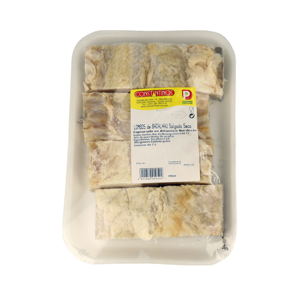 Salted Dry Cod Loins - 1kg