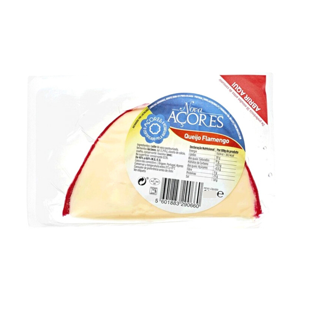 Queijo Flamengo Bola 1/4 Nova Açores - 280g