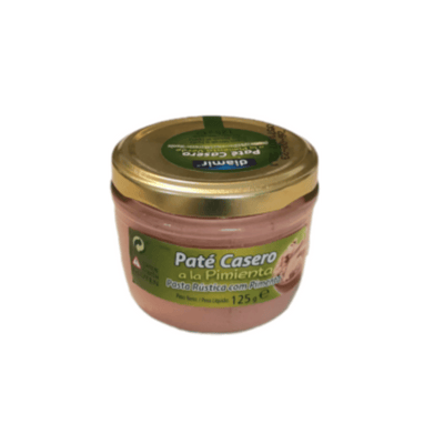 Hausgemachte Pastete mit grünem Pfeffer - 125g