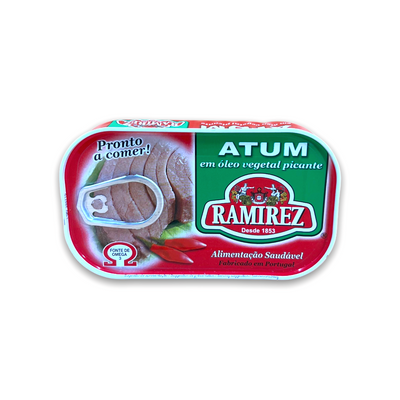 Thunfisch in würzigem Pflanzenöl – 120 g